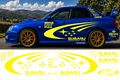 Subaru World Rally Kit 2 With Sponsors for Subaru Impreza Fluorescent Vinyl Only