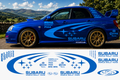 Subaru World Rally Kit With Sponsors for Subaru Impreza wrx sti Reflective Vinyl Only