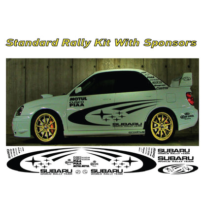 Subaru World Rally Kit With Sponsors for Subaru Impreza wrx sti graphics stickers decals Graphic