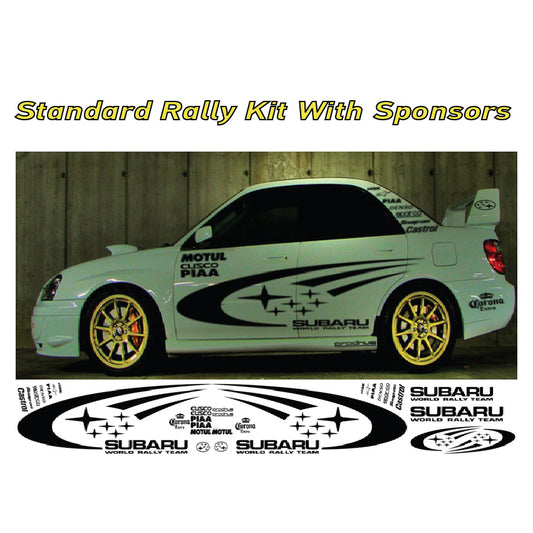 Subaru World Rally Kit With Sponsors for Subaru Impreza wrx sti graphics stickers decals Graphic