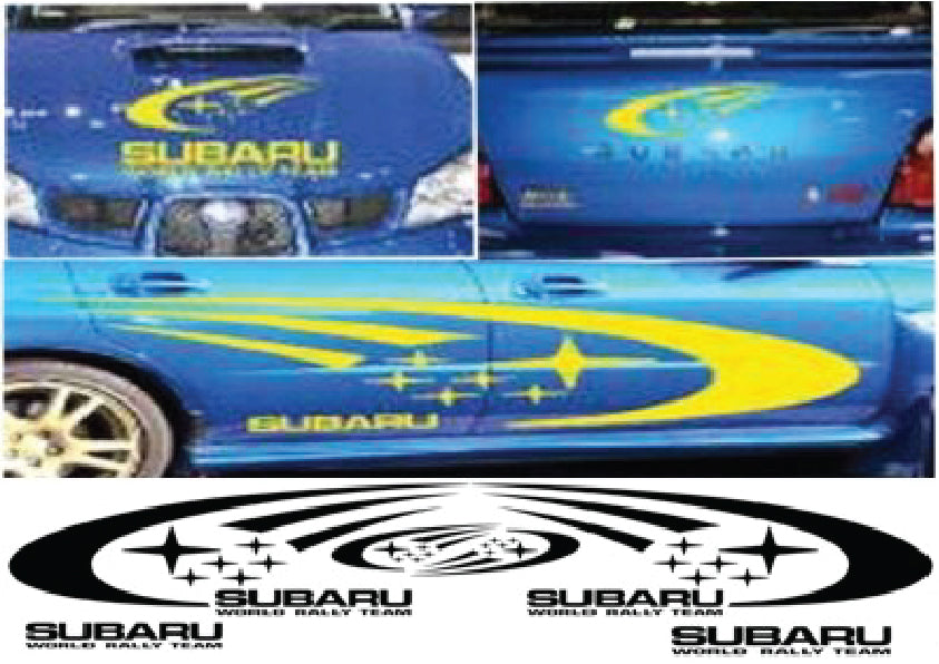 Subaru World Rally Kit for Subaru Impreza wrx sti graphics stickers decals Graphic