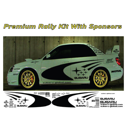 Subaru WRC Rally Kit With Sponsors for Subaru Impreza wrx sti