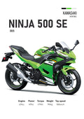 Kawasaki Ninja 500SE (2025) Motorbike Poster Printed | Premium Waterproof & Tear Resistant Full Colour Posters