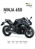 Kawasaki Ninja 650 (2025) Motorbike Poster Printed | Premium Waterproof & Tear Resistant Full Colour Posters