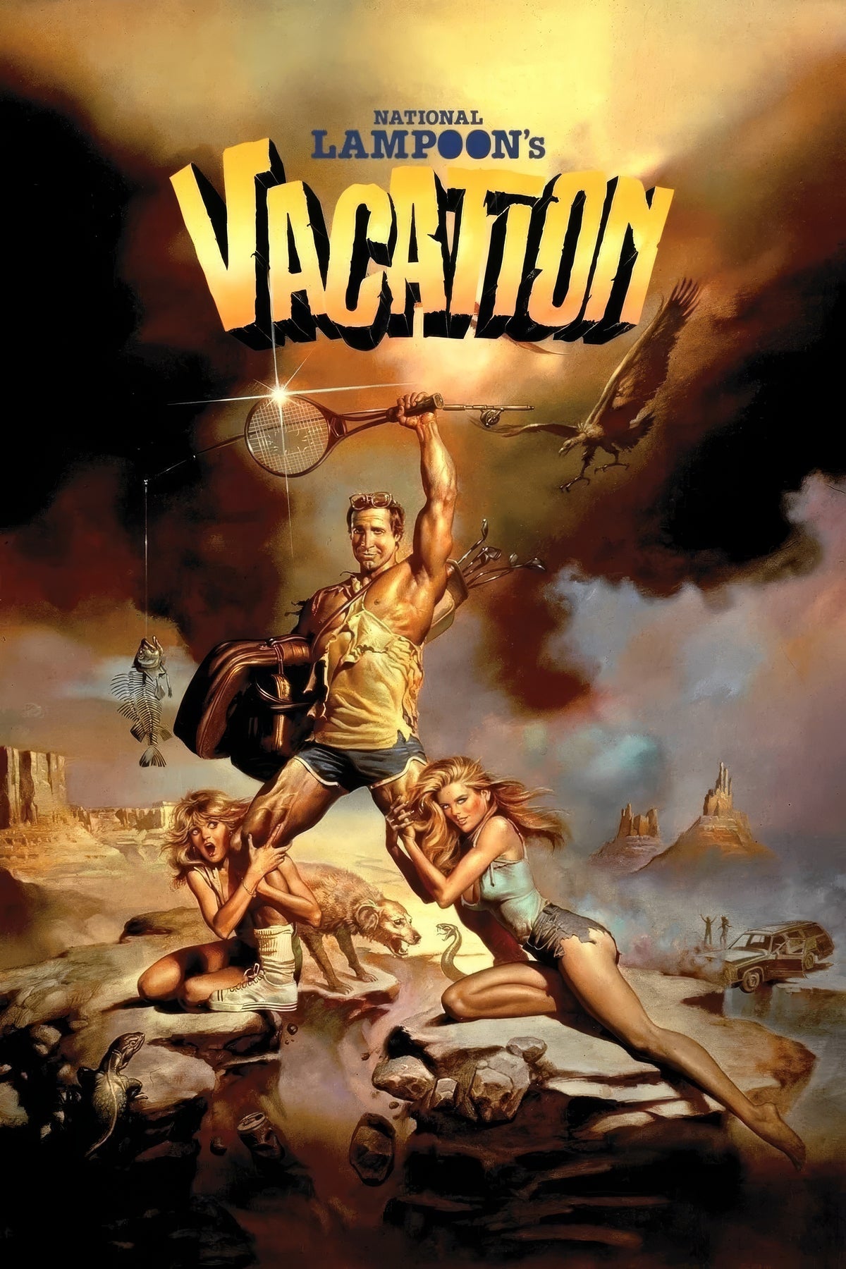National Lampoon_s Vacation (1983) Film/Movie Premium Waterproof & Tear Resistant Posters