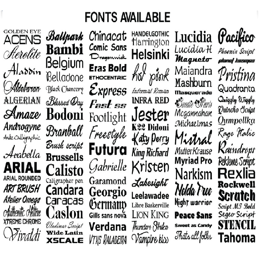 VAN11 Small Van Panel Wrap Kit Sign Writing Vehicle lettering Livery signs