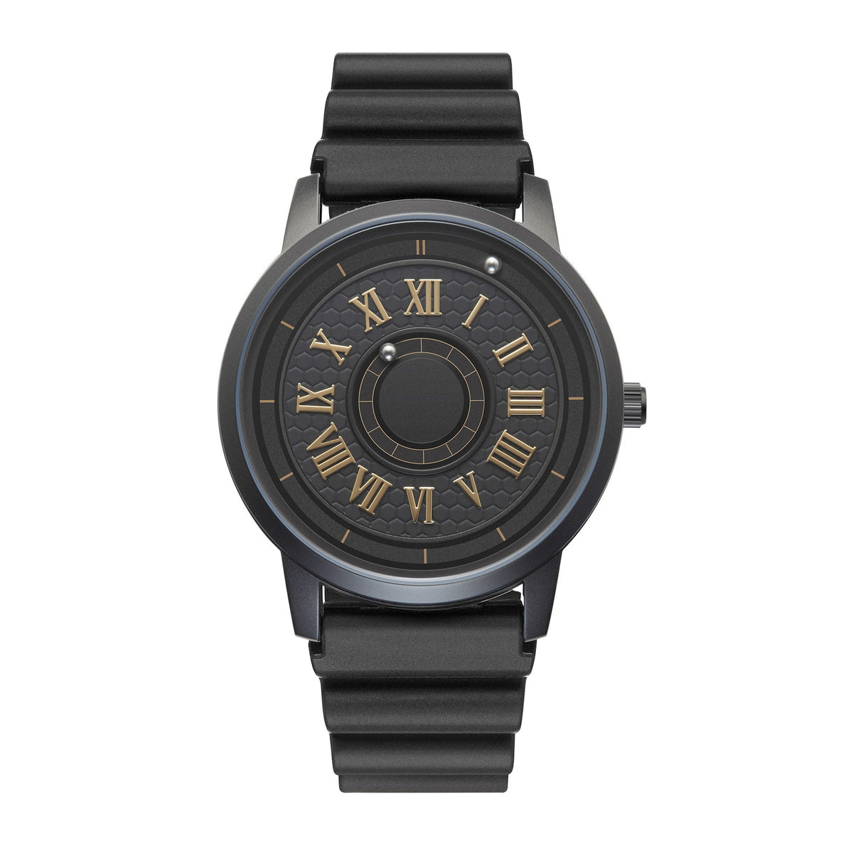 EUTOUR Men's Magnetic Quartz Watch with Original 40mm Stainless Steel Strap