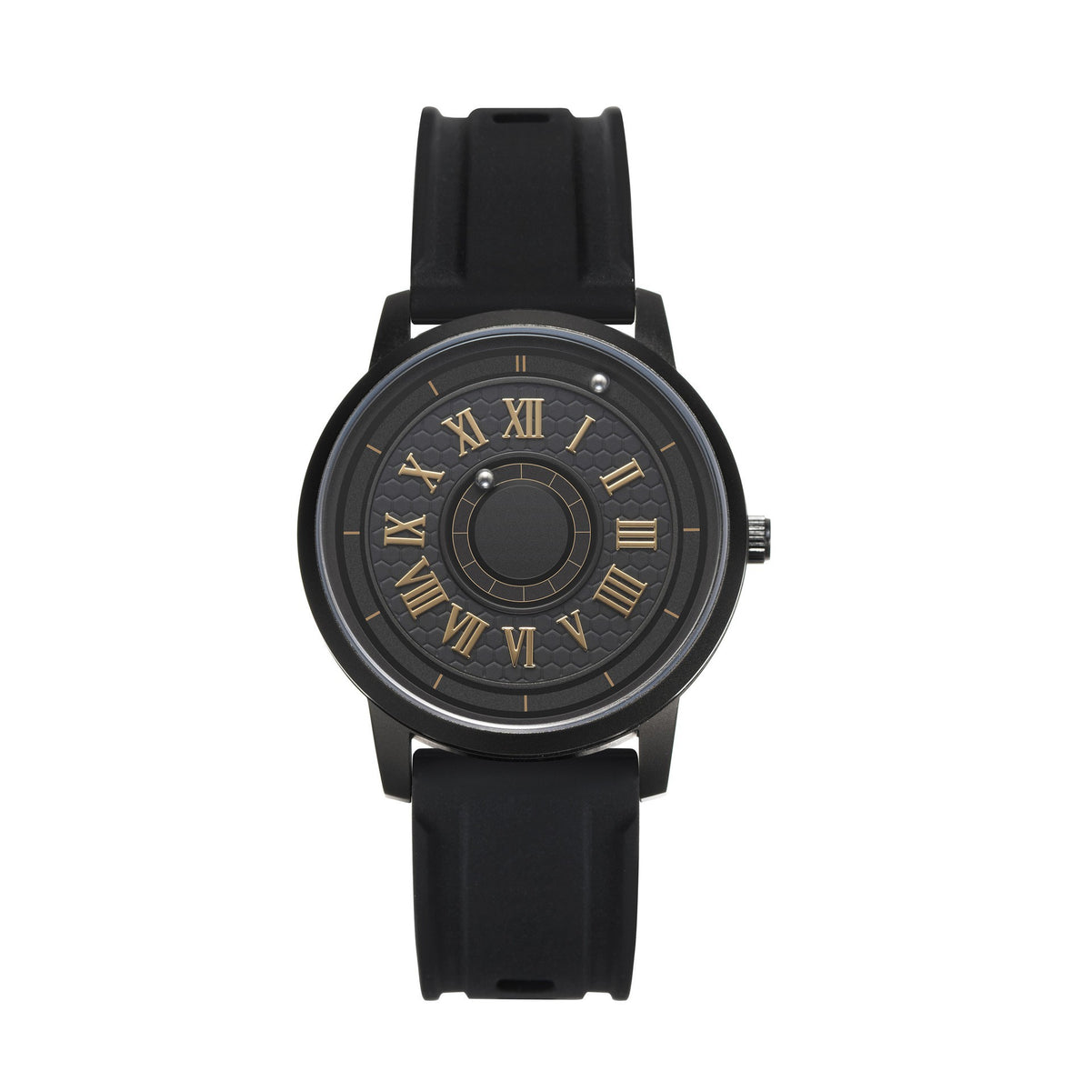 EUTOUR Men's Magnetic Quartz Watch with Original 40mm Stainless Steel Strap