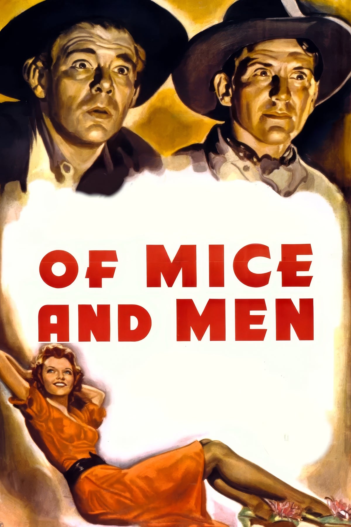 Of Mice and Men (1939) Film/Movie Premium Waterproof & Tear Resistant Posters