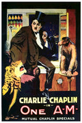 1910 One A.M. (1916) Film/Movie Premium Waterproof & Tear Resistant Posters