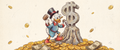 PM01 Scrooge McDuck Panoramic Premium Waterproof & Tear Resistant Poster