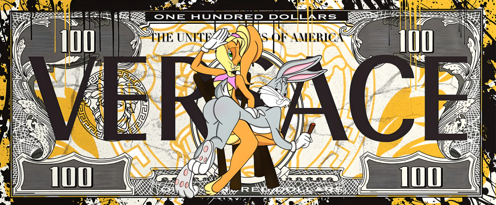 PM19 Bugs Bunny Versace Panoramic Premium Waterproof & Tear Resistant Poster