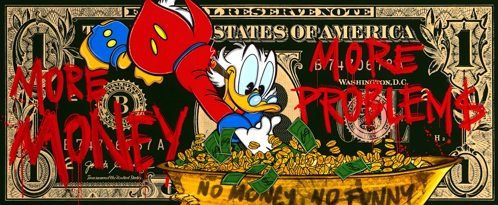 PM22 Scrooge McDuck Panoramic Premium Waterproof & Tear Resistant Poster