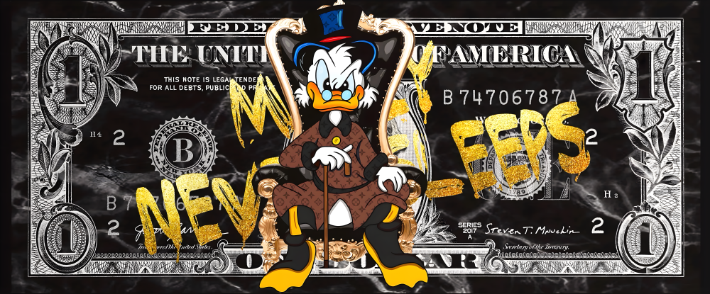 PM23 Scrooge McDuck Panoramic Premium Waterproof & Tear Resistant Poster