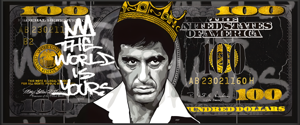 PM26 Scarface Panoramic Premium Waterproof & Tear Resistant Poster