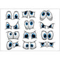 PS0001-100 Stickers Sheets Decals Butterflies Wall Self Adhesive Vinyl A4 Various Designs Available