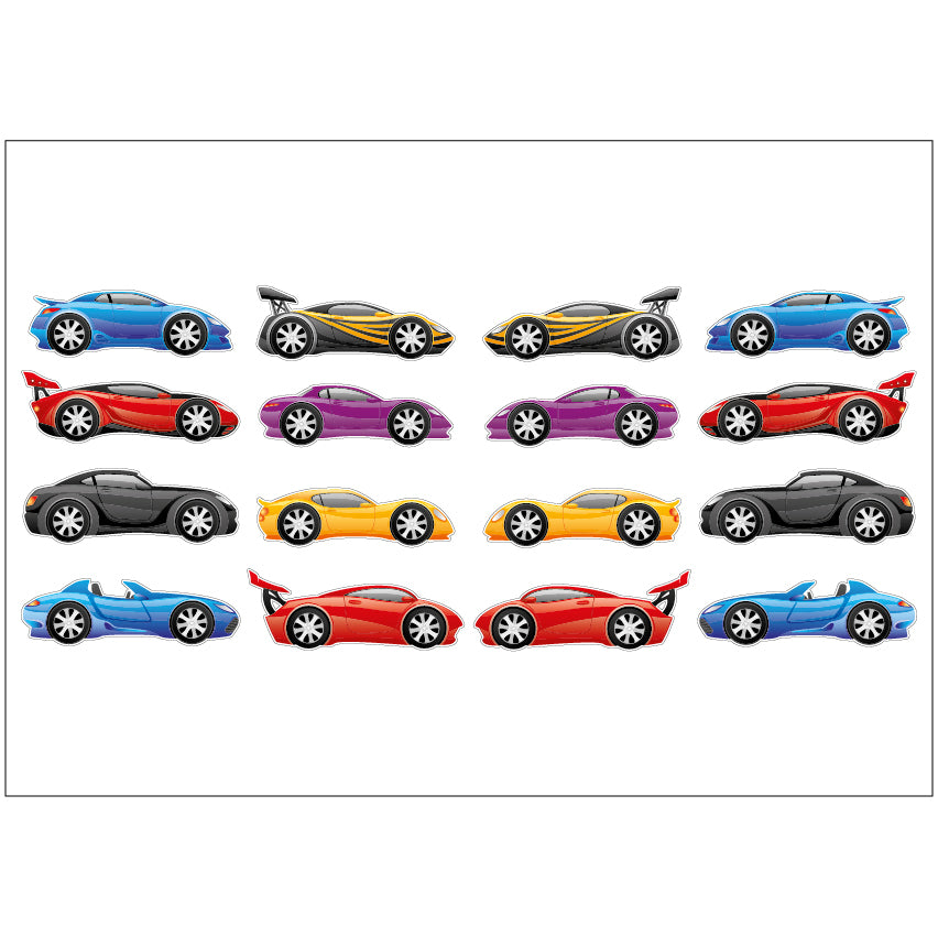 PS0101-200 Sticker Sheet Decal Cartoon Wall Self Adhesive Vinyl A4 Various Designs Available