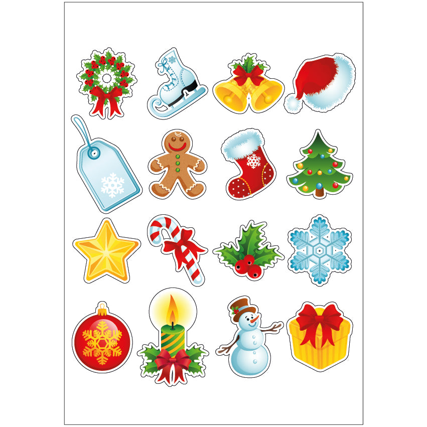 PS0101-200 Sticker Sheet Decal Cartoon Wall Self Adhesive Vinyl A4 Various Designs Available