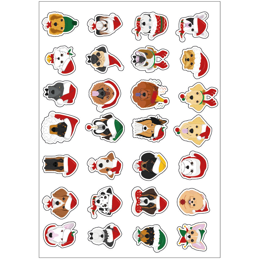 PS0101-200 Sticker Sheet Decal Cartoon Wall Self Adhesive Vinyl A4 Various Designs Available