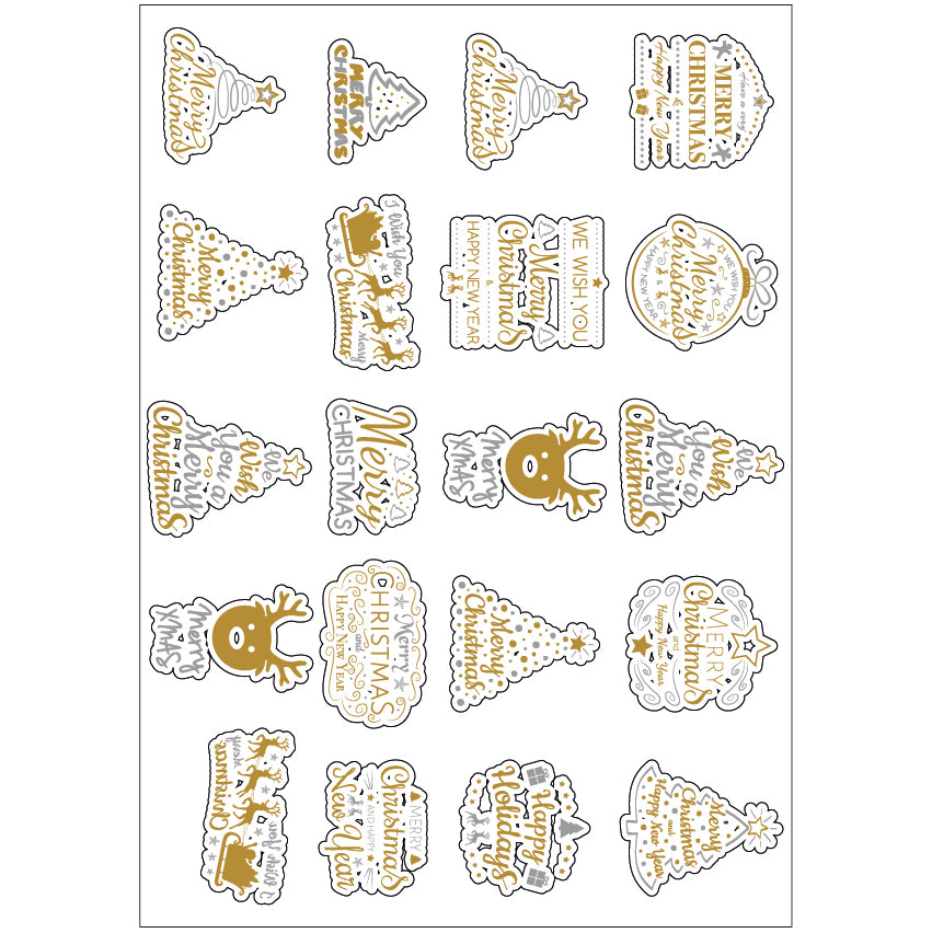 PS0101-200 Sticker Sheet Decal Cartoon Wall Self Adhesive Vinyl A4 Various Designs Available