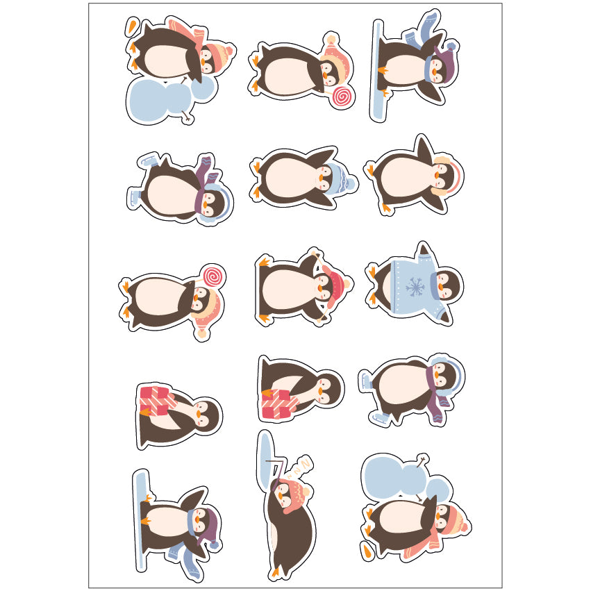 PS0101-200 Sticker Sheet Decal Cartoon Wall Self Adhesive Vinyl A4 Various Designs Available