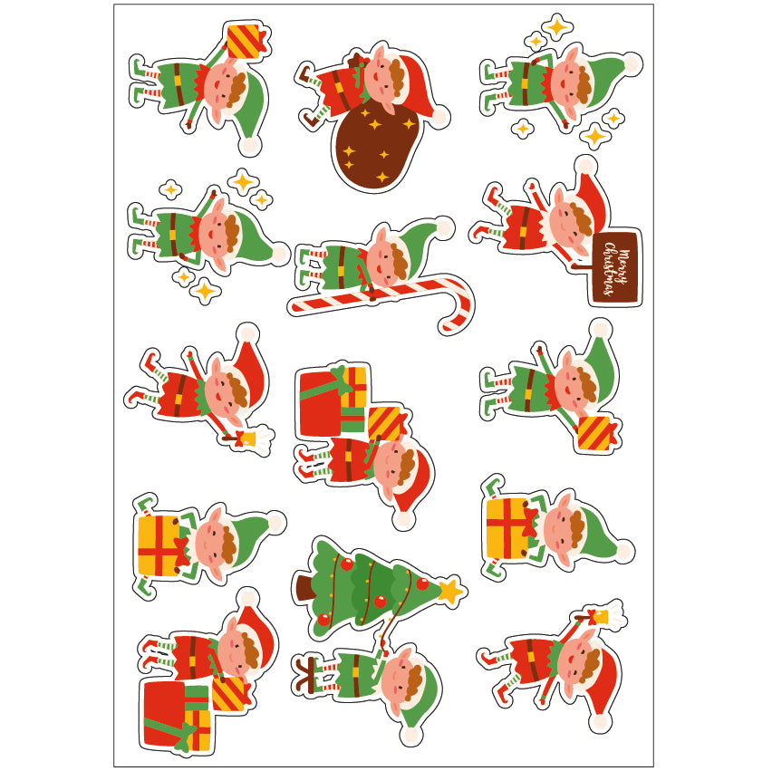 PS0101-200 Sticker Sheet Decal Cartoon Wall Self Adhesive Vinyl A4 Various Designs Available