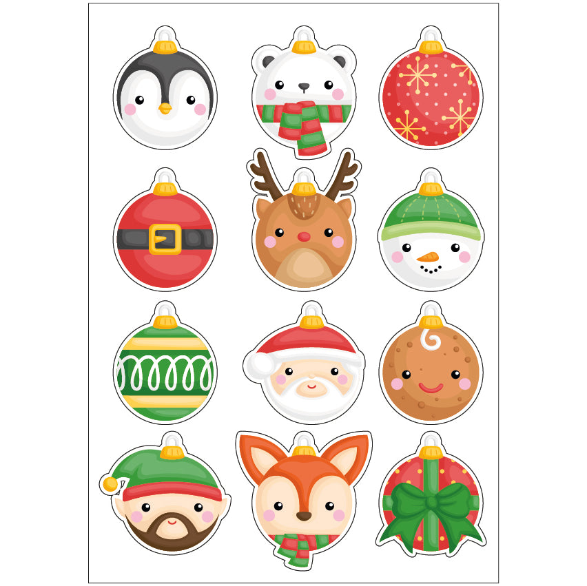 PS0101-200 Sticker Sheet Decal Cartoon Wall Self Adhesive Vinyl A4 Various Designs Available