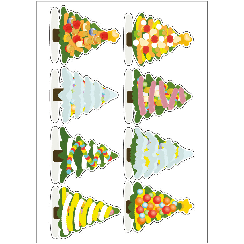 PS0101-200 Sticker Sheet Decal Cartoon Wall Self Adhesive Vinyl A4 Various Designs Available