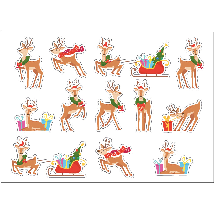 PS0101-200 Sticker Sheet Decal Cartoon Wall Self Adhesive Vinyl A4 Various Designs Available