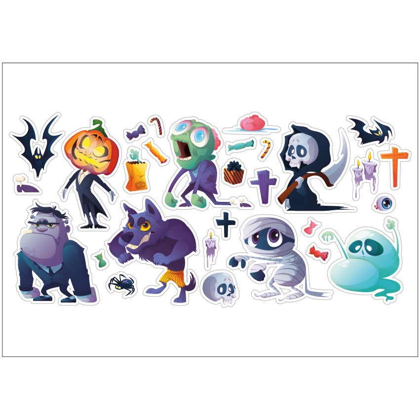 PS0201-300 Sticker Sheet Decal Racing Wall Self Adhesive Vinyl A4 Various Designs Available