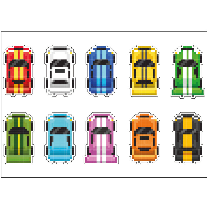 PS0201-300 Sticker Sheet Decal Racing Wall Self Adhesive Vinyl A4 Various Designs Available
