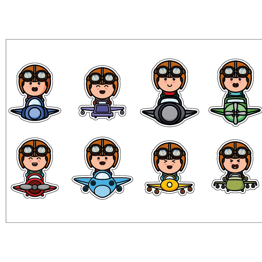 PS0201-300 Sticker Sheet Decal Racing Wall Self Adhesive Vinyl A4 Various Designs Available
