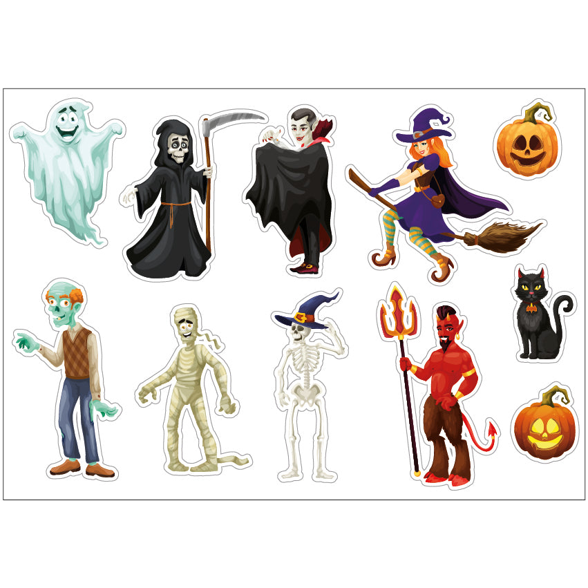 PS0201-300 Sticker Sheet Decal Racing Wall Self Adhesive Vinyl A4 Various Designs Available