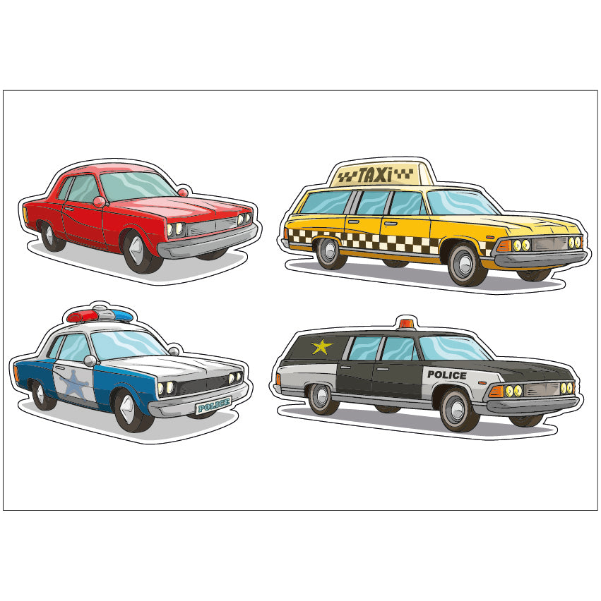 PS0201-300 Sticker Sheet Decal Racing Wall Self Adhesive Vinyl A4 Various Designs Available