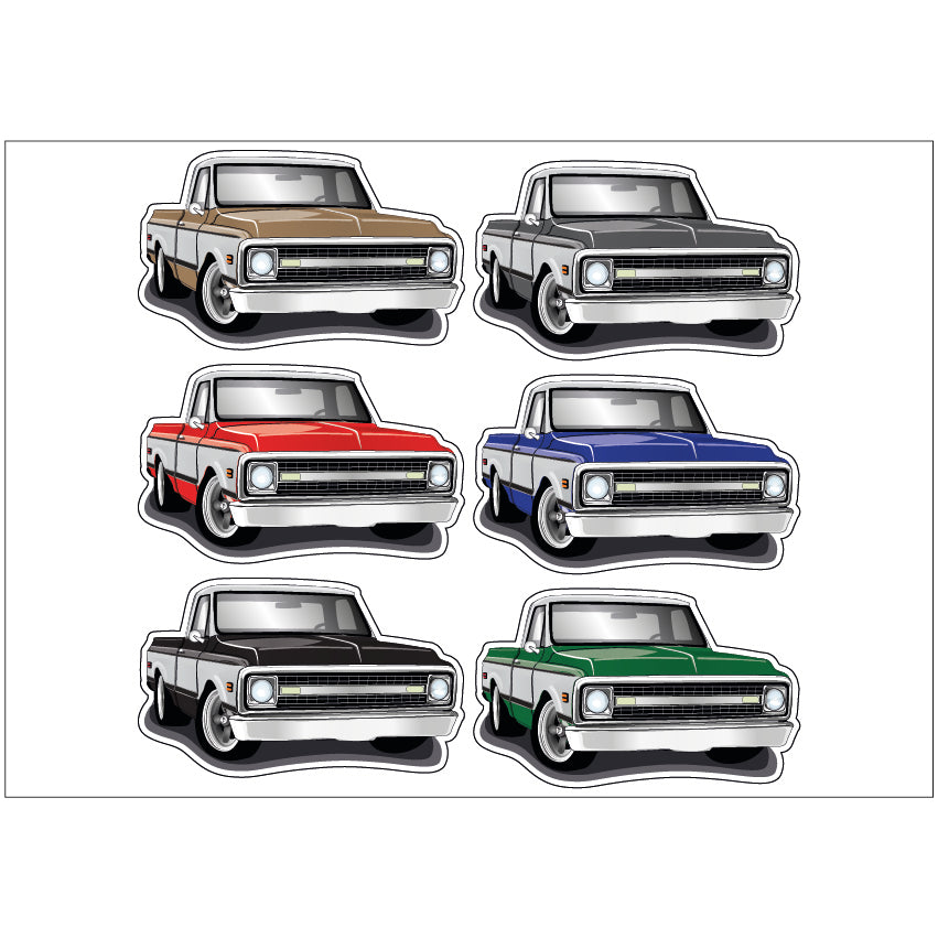 PS0201-300 Sticker Sheet Decal Racing Wall Self Adhesive Vinyl A4 Various Designs Available