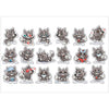 PS0001-100 Stickers Sheets Decals Butterflies Wall Self Adhesive Vinyl A4 Various Designs Available