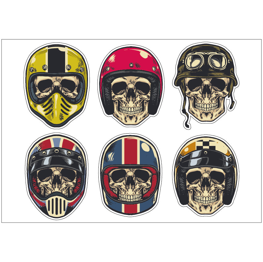 PS0201-300 Sticker Sheet Decal Racing Wall Self Adhesive Vinyl A4 Various Designs Available