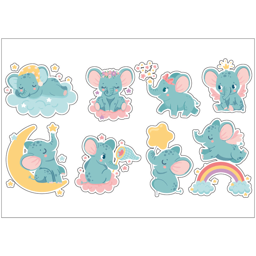 PS0201-300 Sticker Sheet Decal Racing Wall Self Adhesive Vinyl A4 Various Designs Available