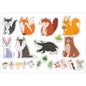 PS0001-100 Stickers Sheets Decals Butterflies Wall Self Adhesive Vinyl A4 Various Designs Available