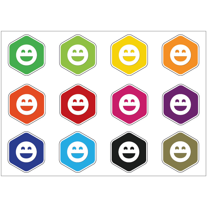 PS0301-400 Sticker Sheet Decal Mask Wall Self Adhesive Vinyl A4 Various Designs Available