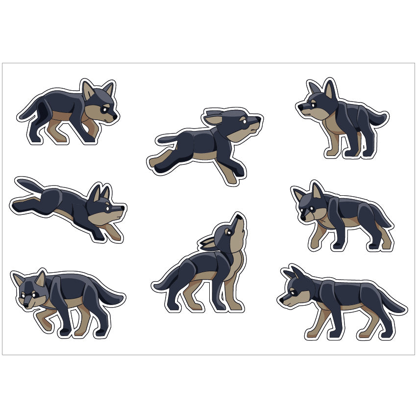 PS0001-100 Stickers Sheets Decals Butterflies Wall Self Adhesive Vinyl A4 Various Designs Available