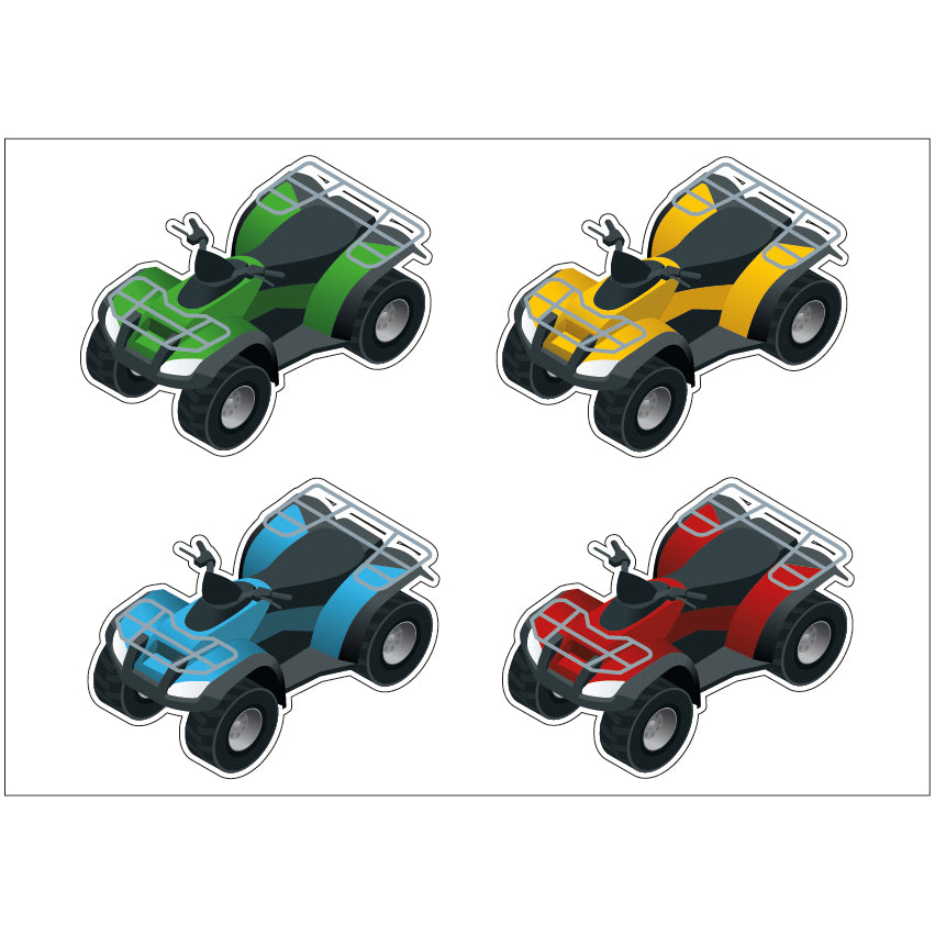 PS0301-400 Sticker Sheet Decal Mask Wall Self Adhesive Vinyl A4 Various Designs Available