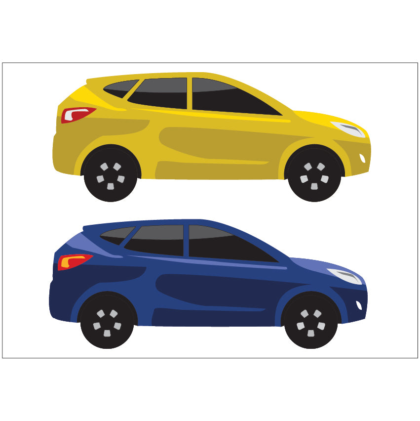 PS0301-400 Sticker Sheet Decal Mask Wall Self Adhesive Vinyl A4 Various Designs Available