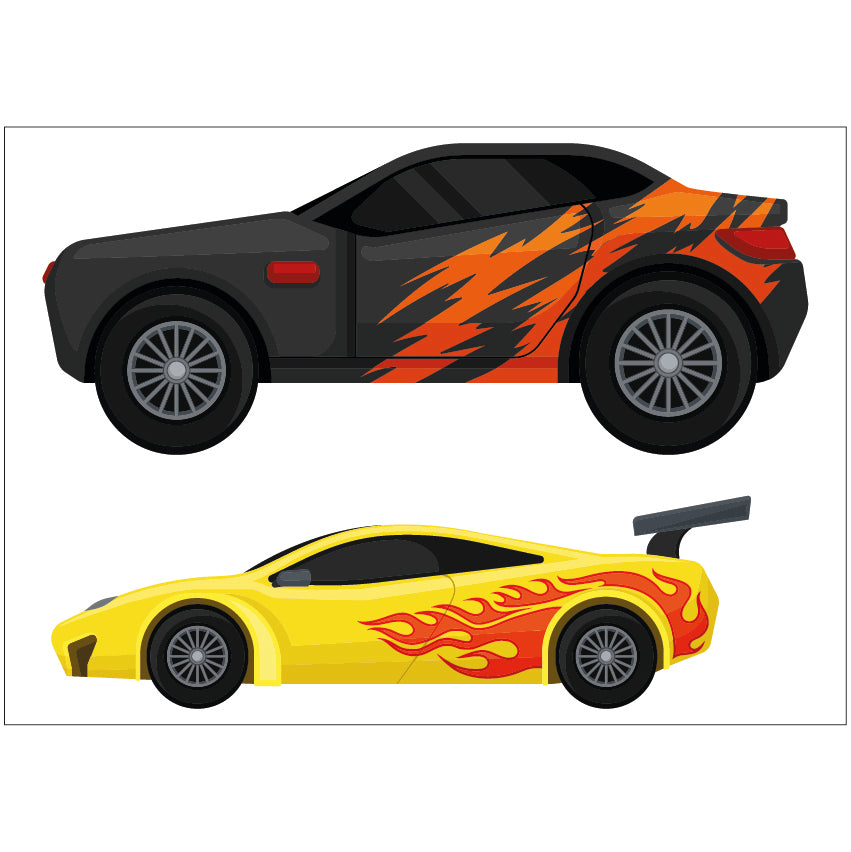 PS0301-400 Sticker Sheet Decal Mask Wall Self Adhesive Vinyl A4 Various Designs Available