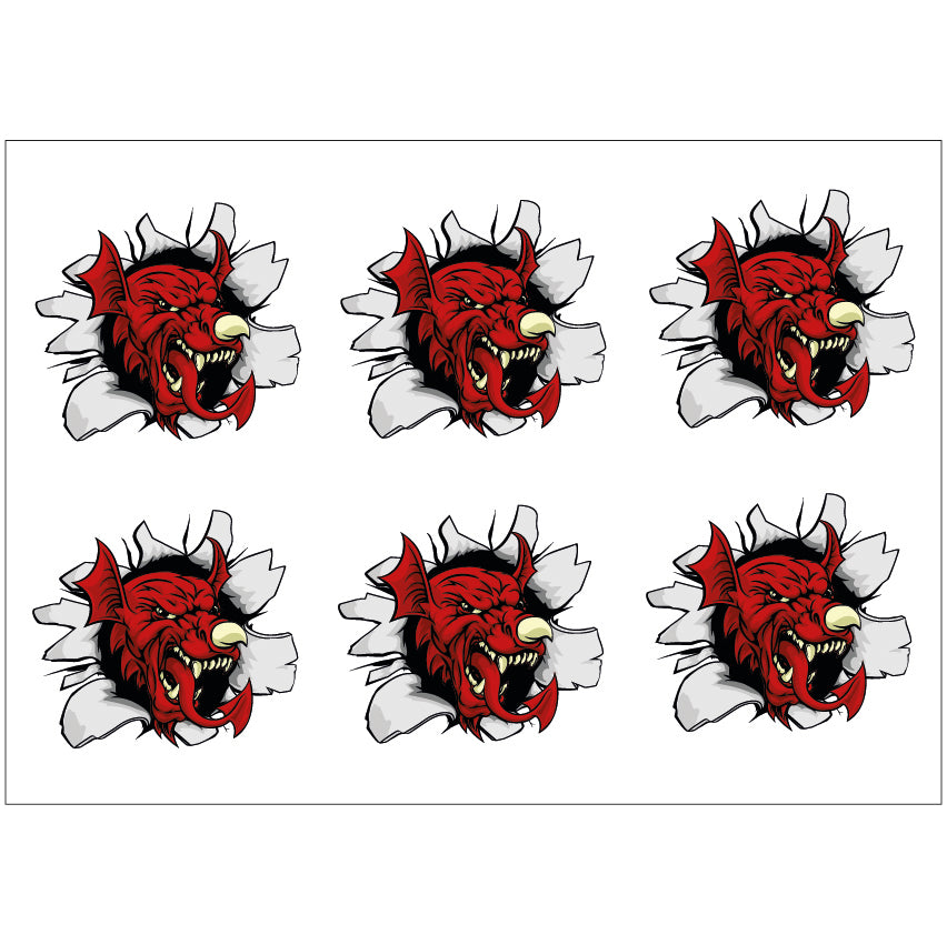 PS0301-400 Sticker Sheet Decal Mask Wall Self Adhesive Vinyl A4 Various Designs Available