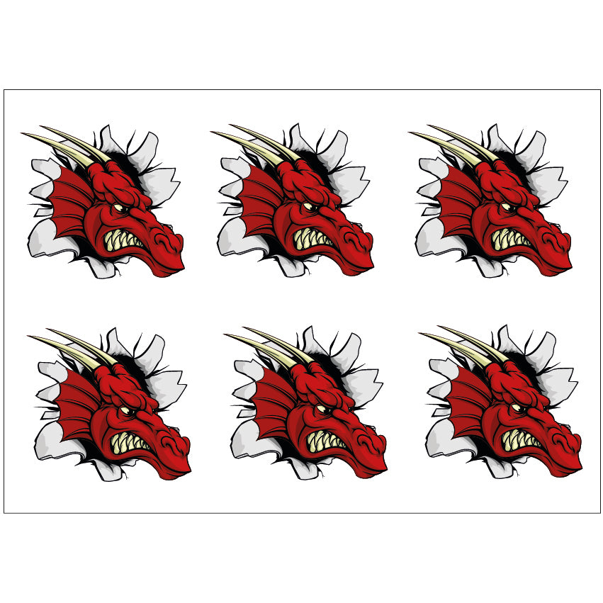 PS0301-400 Sticker Sheet Decal Mask Wall Self Adhesive Vinyl A4 Various Designs Available