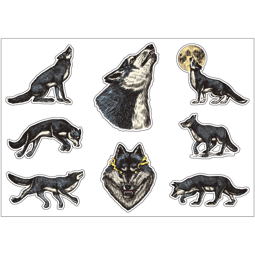 PS0001-100 Stickers Sheets Decals Butterflies Wall Self Adhesive Vinyl A4 Various Designs Available