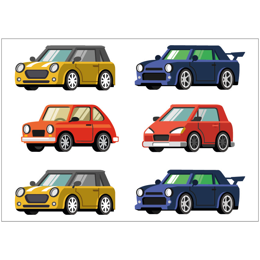 PS0301-400 Sticker Sheet Decal Mask Wall Self Adhesive Vinyl A4 Various Designs Available