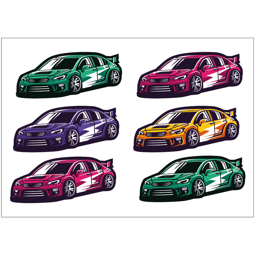PS0301-400 Sticker Sheet Decal Mask Wall Self Adhesive Vinyl A4 Various Designs Available