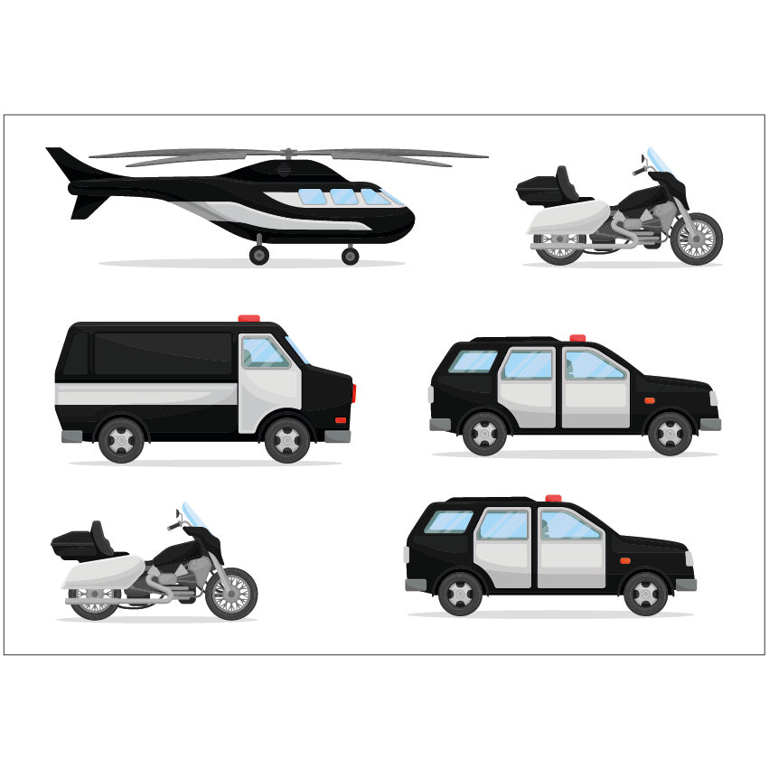 PS0301-400 Sticker Sheet Decal Mask Wall Self Adhesive Vinyl A4 Various Designs Available